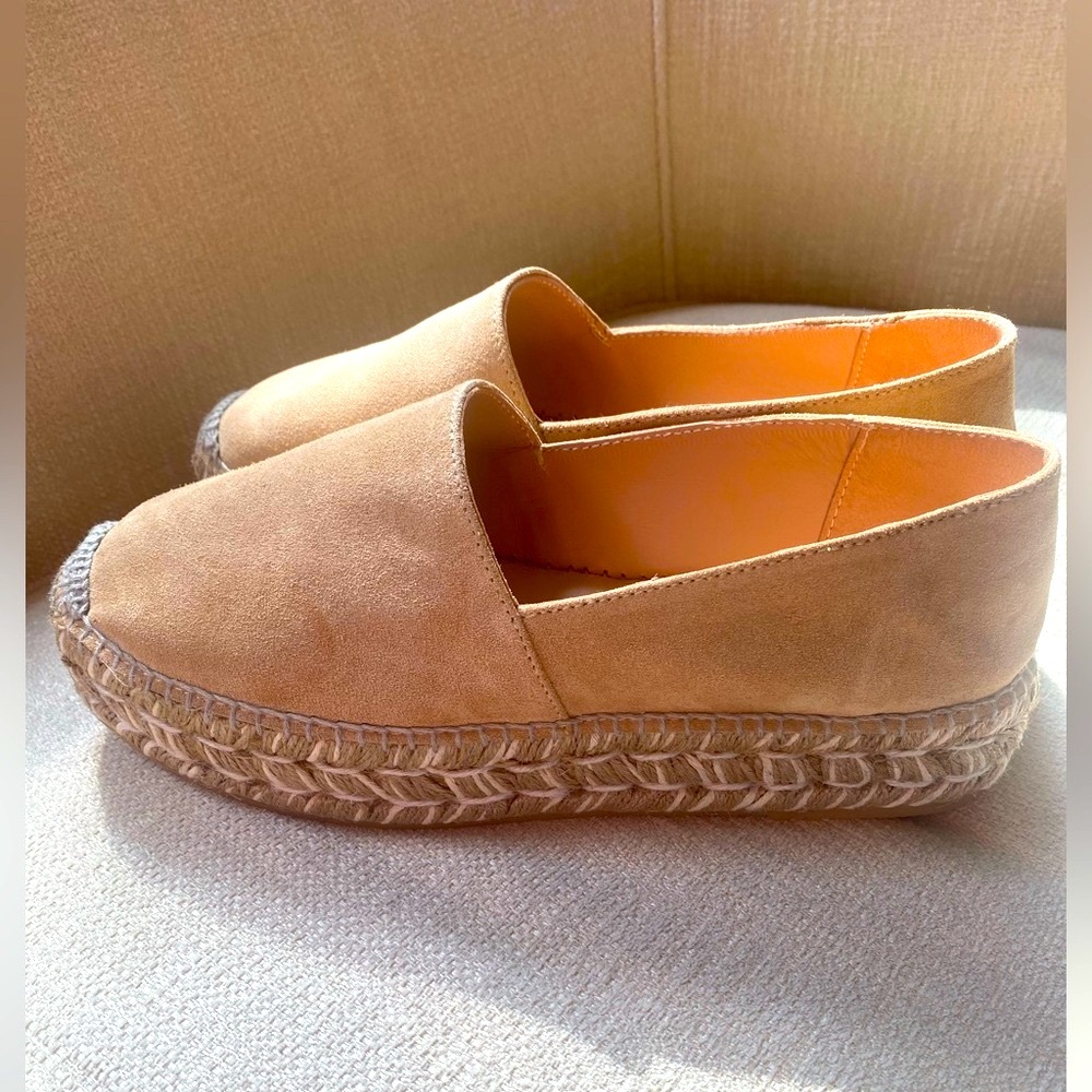 Women’s Tan Espadrille Slip-On Flats
